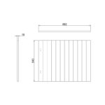 Burlington Arundel 70cm Bath End Panel