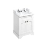 Burlington Freestanding 65cm Vanity Unit & 2 Taphole Basin