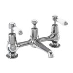 Burlington Kensington Bridge Basin Mixer with Plug & Chain Waste