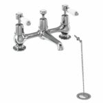 Burlington Kensington Bridge Basin Mixer with Plug & Chain Waste