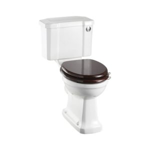 Burlington Regal Close Coupled Toilet with 44cm Push Button Cistern