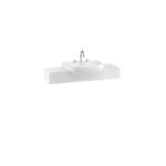 Burlington Riviera 58cm 1 Tap Hole Semi Inset Basin