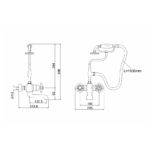 Burlington Tay Thermostatic Wall Bath Shower Mixer