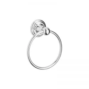 Cifial Edwardian Towel Ring Chrome