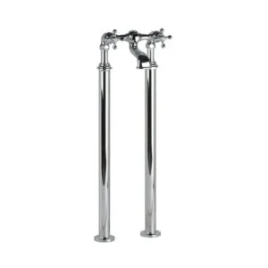 Cifial Edwardian 2 Hole Floor Standing Bath Filler Chrome