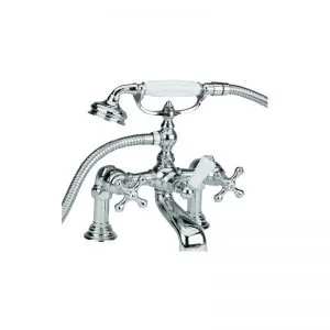 Cifial Edwardian 2 Hole Deck Bath/Shower Mixer Chrome