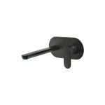 Cifial Black 2 Hole Wall Basin Mixer