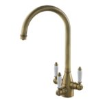 Clearwater Krypton Tri-Spa Kitchen Mixer & Cold Filter Tap Bronze