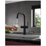 Clearwater Mariner Cold Filter Water & Kitchen Mixer Tap Matt Black