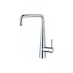 Clearwater Porrima Single Lever U Spout Mono Sink Mixer Chrome