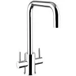 Clearwater Savita Twin Lever Mono Sink Mixer Chrome