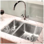 Clearwater Salsa 1.5 Bowl Undermount Sink, Right Main Bowl, 600x450mm