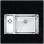 Clearwater Salsa 1.5 Bowl Undermount Sink, Right Main Bowl, 740x450mm