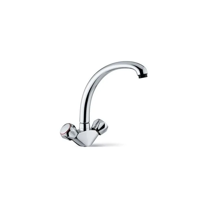 Clearwater Studio Mono Sink Mixer Mixer with Swivel Spout Chrome