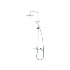 Deva Dynamic Bar Shower with Diverter to Fixed Head & Handset