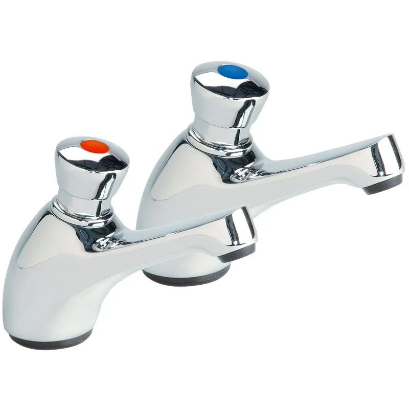 Deva Non Concussive Pre-Set Basin Taps