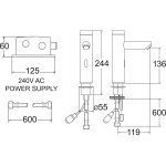 Deva Electronic Sensor Tap 4/D