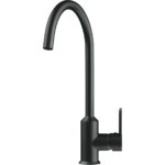 Ellsi Entice Kitchen Sink Mixer Tap Granite Matt Black