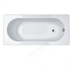 Essential Kingston Rectangular Bath 1600x700mm 0 Tap Holes White