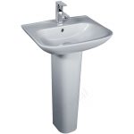 Essential Violet Pedestal Basin Only 450mm 1 Tap Hole White