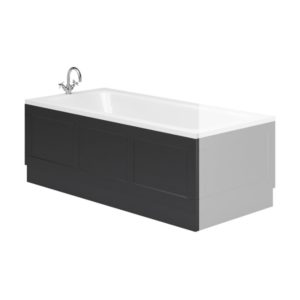 Essential Maine 1800mm Front Bath Panel Graphite Grey
