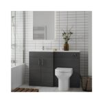 Essential Montana L-Shape 1200mm Urban Grey Left Hand Vanity Unit