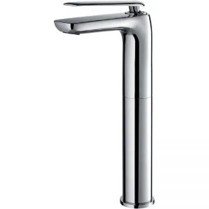 Flova Allore Tall Single Lever Basin Mixer with Clicker Waste