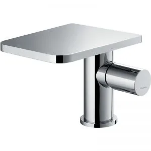 Flova Annecy Single Lever Basin Mixer with Chrome Shelf & Waste