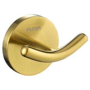 Flova Coco Robe Hook Brushed Gold