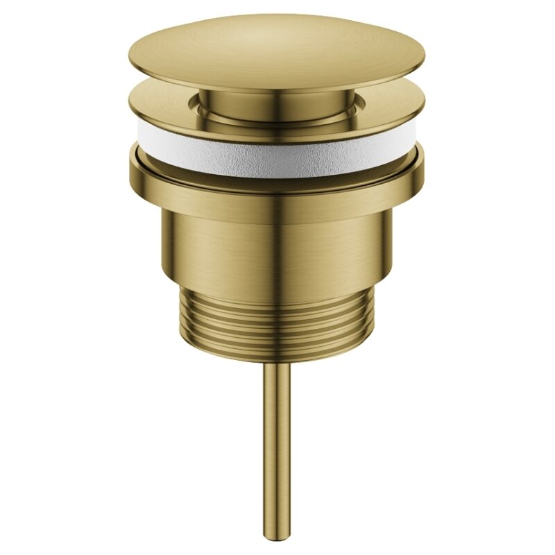 Flova Universal Basin Clicker Waste Brushed Brass