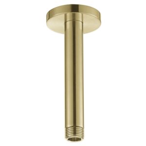 Flova 120mm Ceiling Mounted Shower Arm Brushed Brass