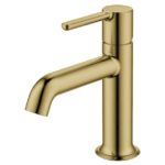 Flova Moonlight 170mm Single Lever Basin Mixer Brushed Brass