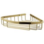 Flova Coco 205mm Corner Rack Brushed Brass