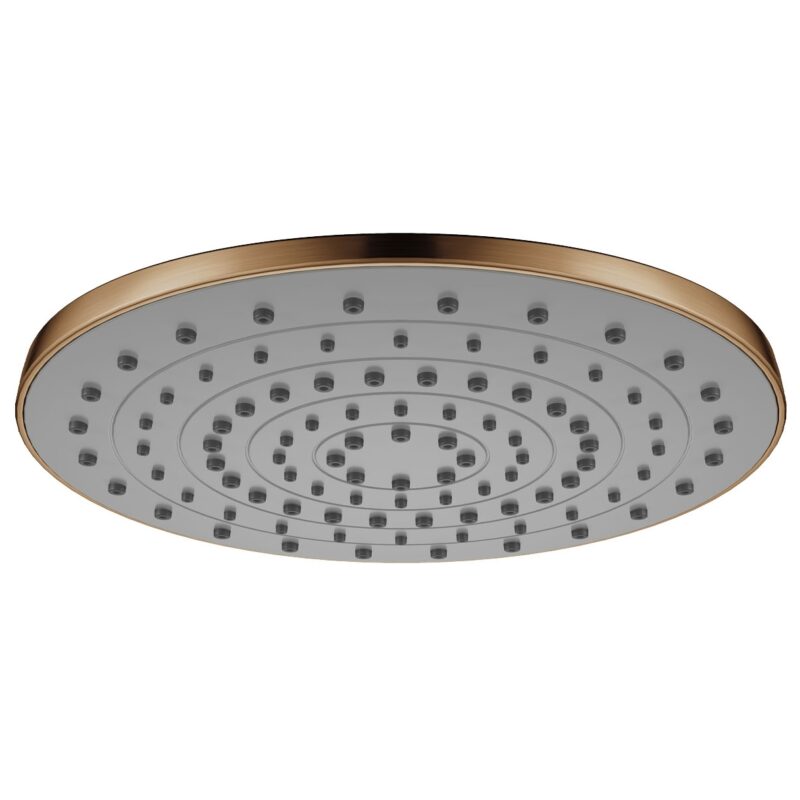 Flova Round 225mm ABS Rainshower Brushed Bronze