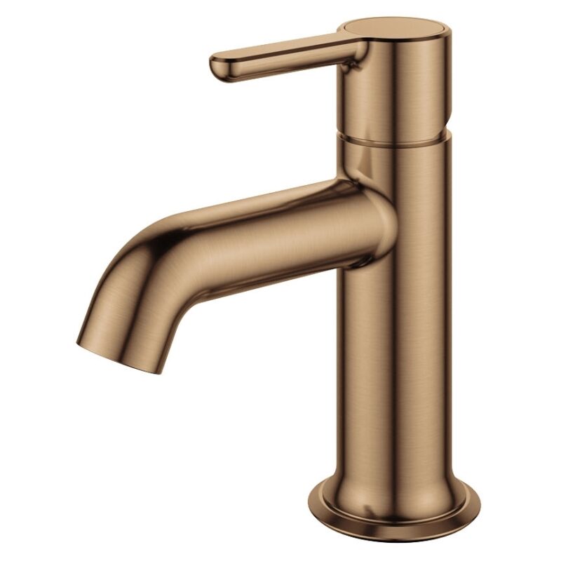 Flova Moonlight 145mm Single Lever Basin Mixer Brushed Bronze