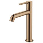 Flova Moonlight 250mm Single Lever Basin Mixer Brushed Bronze