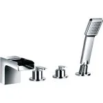 Flova Cascade 4-Piece Bath Shower Mixer with Handset & Hose