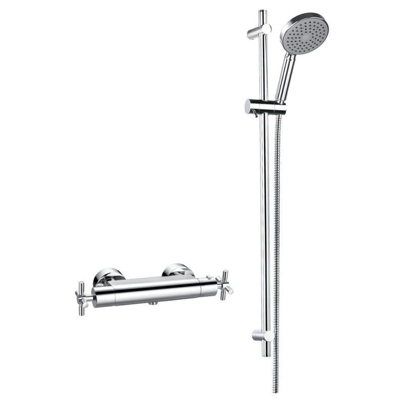 Flova Easyfit XL Thermostatic Exposed Shower Kit