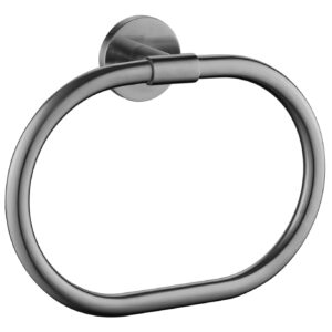 Flova Coco Towel Ring Gun Metal