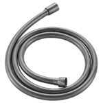 Flova 1.5m Smooth PVC Shower Hose Gun Metal