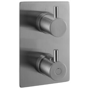 Flova Levo Square SmartBOX Shower Valve Finishing Set Gun Metal