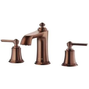 Flova Liberty 3-Hole Deck Mounted Basin Mixer Bronze