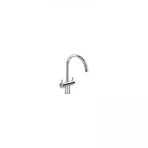 Flova Levo Two Handle Swivel Spout Monobloc Kitchen Mixer