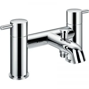 Flova Levo Bridge Style Bath Shower Mixer with Handset & Hose