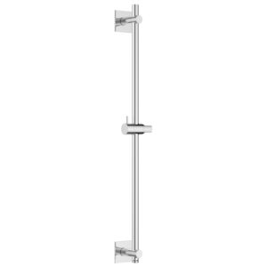 Flova Slide Rail with Integral Wall Outlet Square Plate Chrome