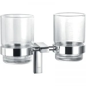 Flova Lynn Double Glass Tumbler Holder