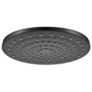 Flova Round 225mm ABS Rainshower Matt Black