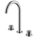 Flova Moonlight 3-Hole Deck Mounted Basin Mixer Chrome