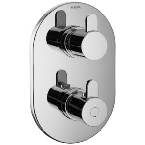 Flova Smart SmartBOX Shower Valve Finishing Kit Chrome