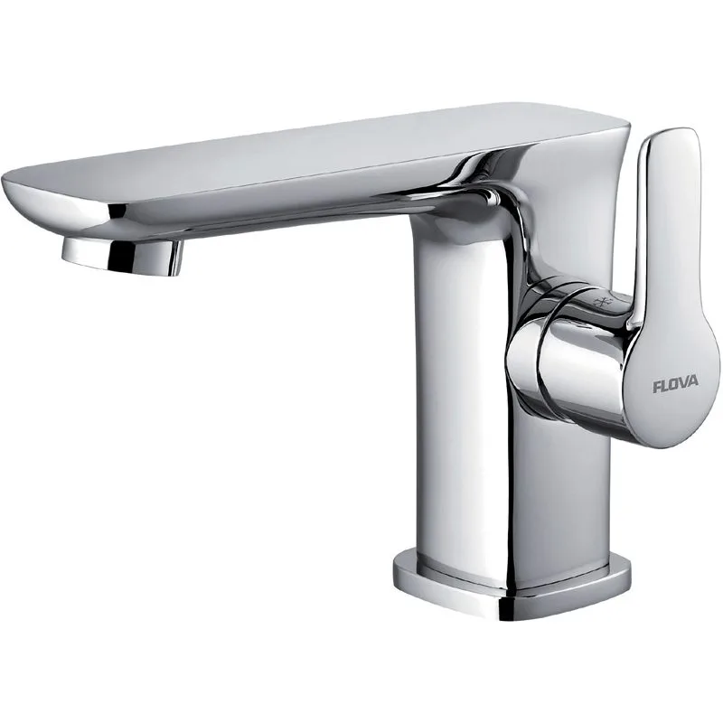 Flova Urban Single Lever Basin Mixer with Clicker Waste